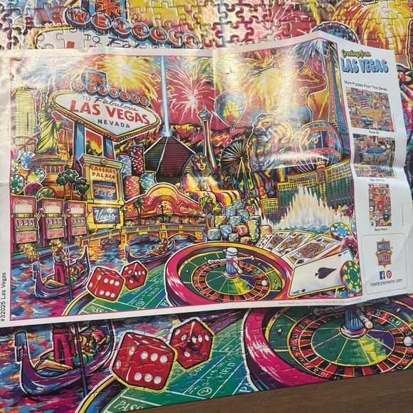 Las Vegas Jigsaw Puzzle - 550 Pieces - Picture 5 of 5